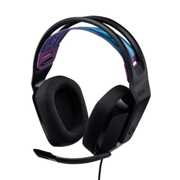 Audífono Gamer Logitech G335 3.5 mm – Color Negro